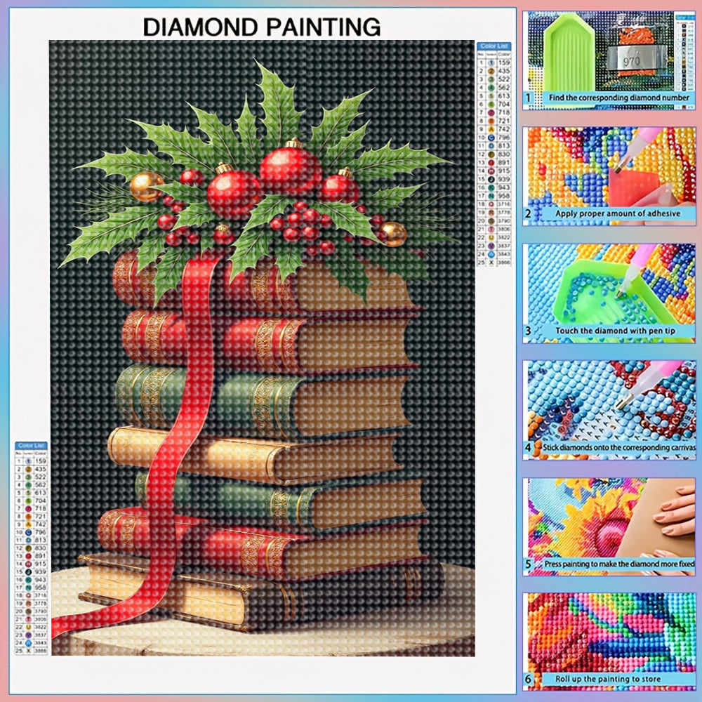 Christmas Diamond Art Painting Kit for Adults - Festive Craft Supplies