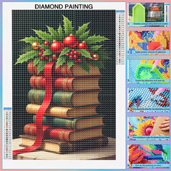 Christmas Diamond Art Painting Kit for Adults - Festive Craft Supplies