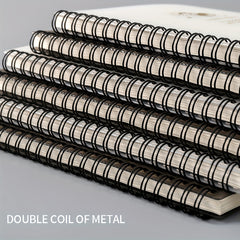 B5 Coil Notebook 60 Sheets Ultra Thick for Student Diary Memo Pad