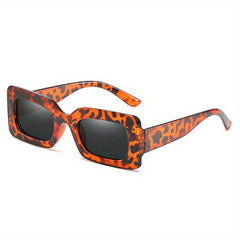 Men's Vintage Candy Small Square Frame Polarized Sunglasses UV Protection