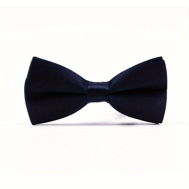 Men's Business Solid Bow Tie Wedding Banquet