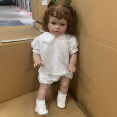 26 inch Reborn Toddler Doll Pippa Doll Vinyl Material Soft Touch Already Painted