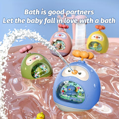 2-in-1 Tumbler Water Toy Bath Duck Spray Gun for Children Fun