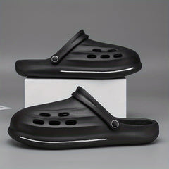 Men's Lightweight Comfy Clogs Hollow Out Non Slip Garden Shoes Summer