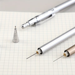 3pcs 0.7mm Metal Mechanical Pencils for Stylish Writing, Offices, Schools