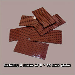 6pcs Classic Base Plates for Building Blocks Set Creative DIY Construction Toy