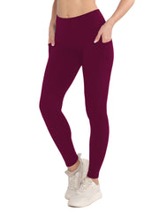 High Stretch Solid Yoga Leggings for Women Running Fitness Workout Activewear