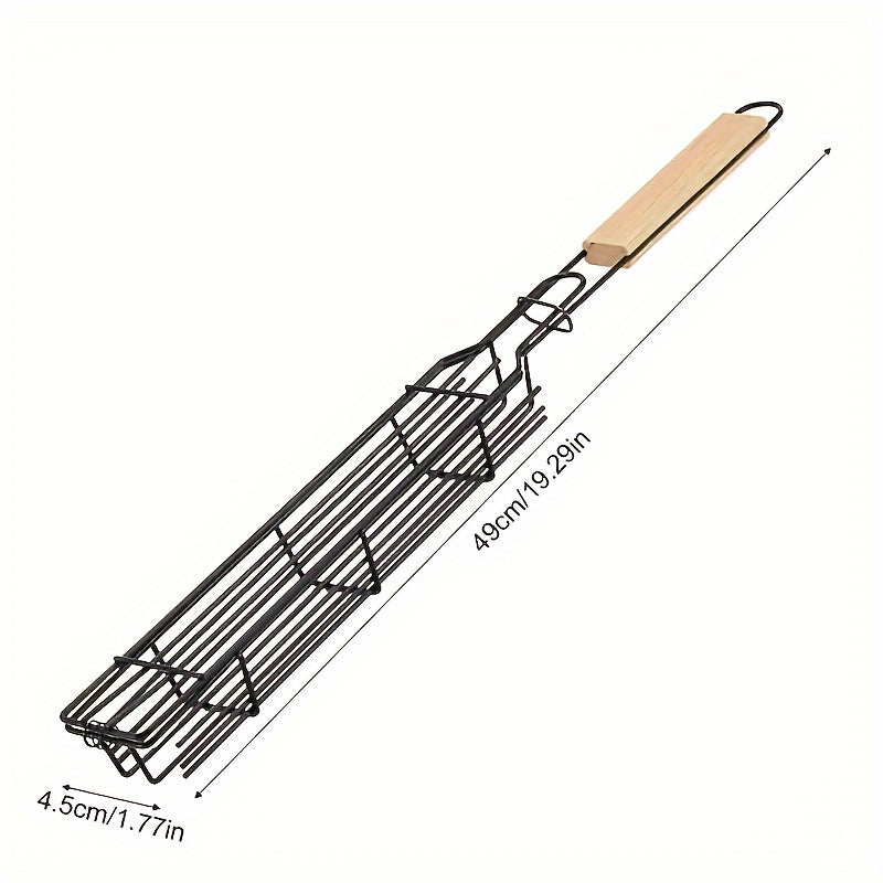 Portable BBQ Grilling Basket Nonstick Barbecue Grill Tool