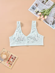 Floral Print Seamless Comfort Bralette