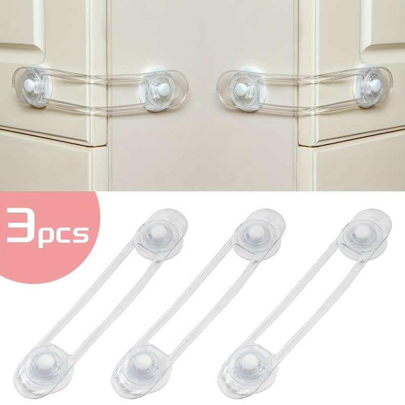 3pcs Children's Safety Lock Soft Glue Safety Lock