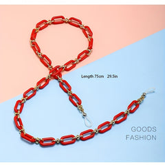 Anti Slip Acrylic Glasses Chain for Women Men