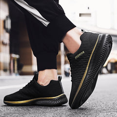Men's Running Shoes Casual Breathable Lightweight