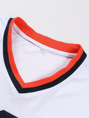 Men's HOUSTON 34 Embroidery Baseball Jersey Short Sleeve Shirt