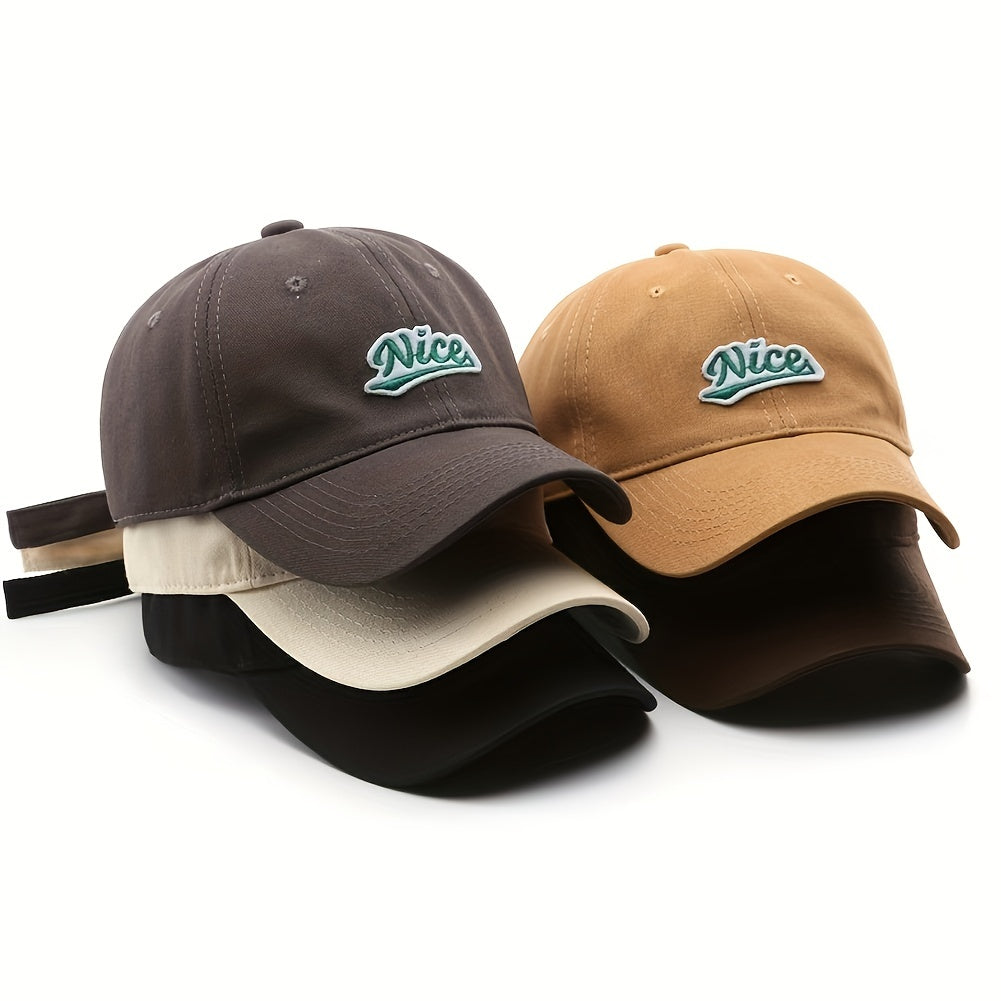 Embroidery Label Baseball Cap Metal Buckle Adjustable Sports Hats