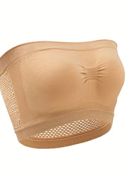 Seamless Strapless Bandeau Bra Stretch Intimates Women's Lingerie