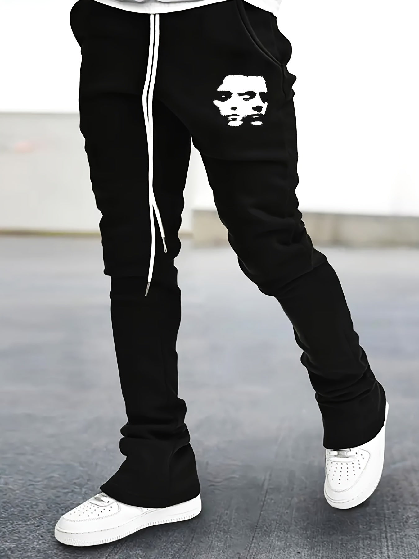 Men's Flared Trousers Street Style Joggers