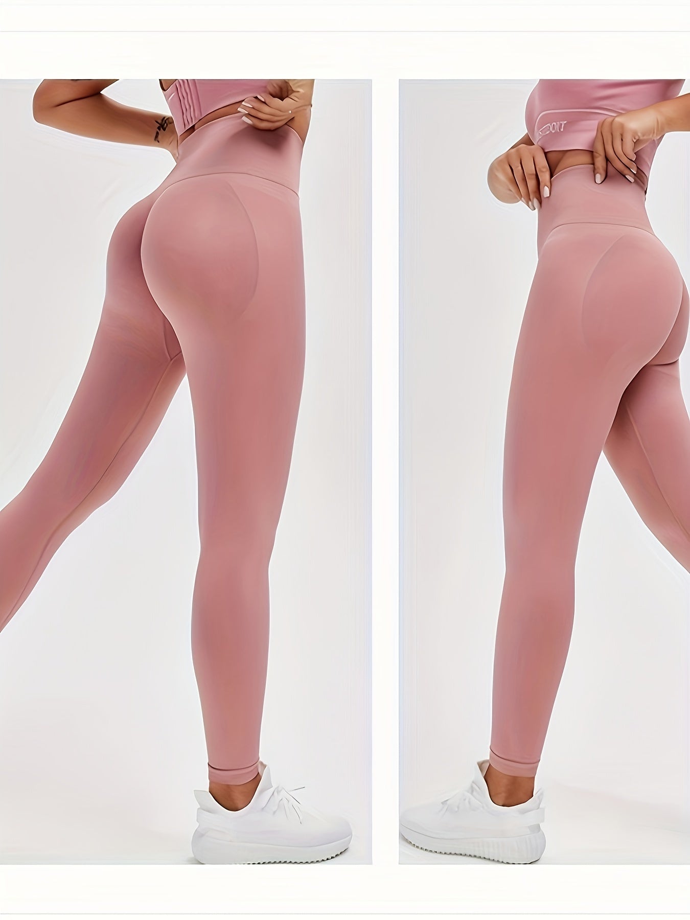 Seamless High Waist Yoga Leggings Hip Lifting Fitness Tight Pants