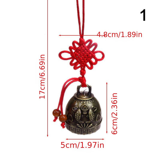 Vintage Carve Wind Chimes Bell Copper Yard Garden Decor Windbell