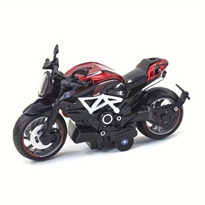 Alloy Pull Back Motorcycle Model Toy Ornament Sliding Car Toy
