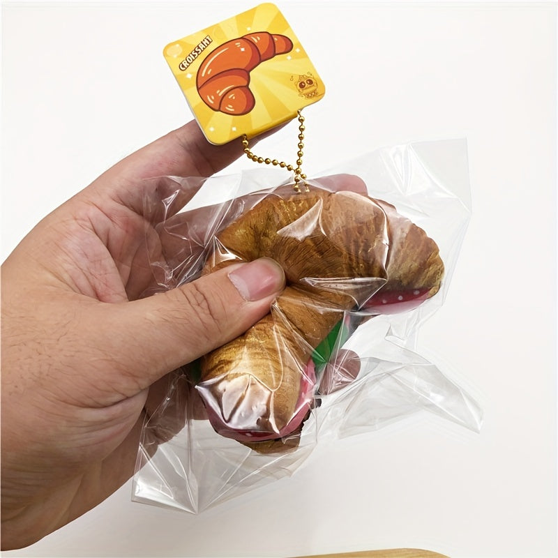 Croissant Pop Fidget Toys Soft Fragrance Slow Rebound Squishy