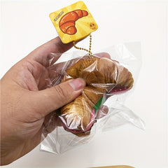 Croissant Pop Fidget Toys Soft Fragrance Slow Rebound Squishy