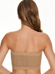 3 Pack Plus Size Ruched Strapless Bra Set