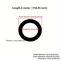 10mm Transparent PVC Plastic Water Pump Tube for Fish Tank