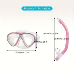 Youth Snorkeling Set Waterproof Anti Fog Scuba