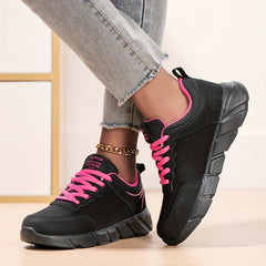 Casual Road Running Shoes Women's Front Tie Lightweight Hiking Shoes