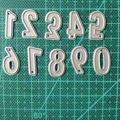 1pc Number 0-9 Die Cuts Embossing Mold for DIY Scrapbooking Crafts