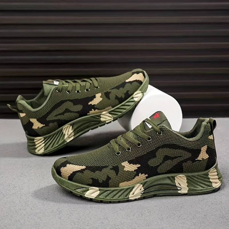 Men's Camo Lightweight Casual Shoes Non Slip Sneakers