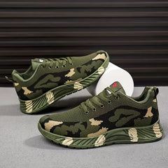 Men's Camo Lightweight Casual Shoes Non Slip Sneakers