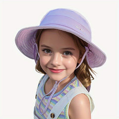 Children's Wide Brim Sun Hat UV Protection for Summer