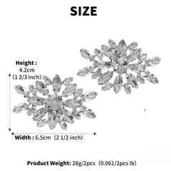 Crystal Shoe Buckles DIY Removable Decoration