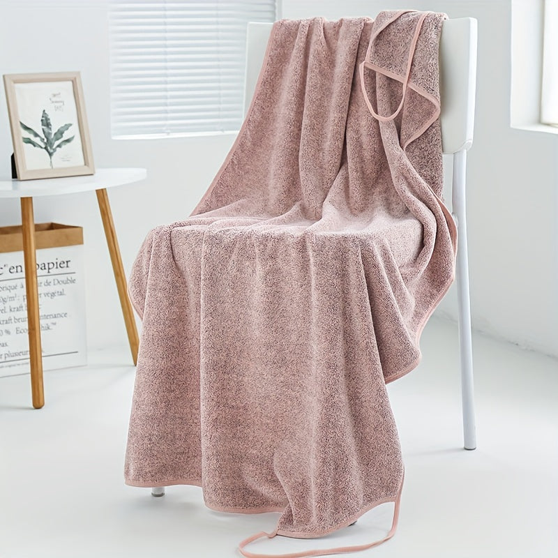 Women's Wearable Bath Towel Absorbent Bath Wrap Towel Bathrobes