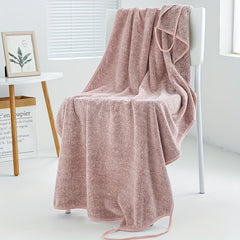 Women's Wearable Bath Towel Absorbent Bath Wrap Towel Bathrobes