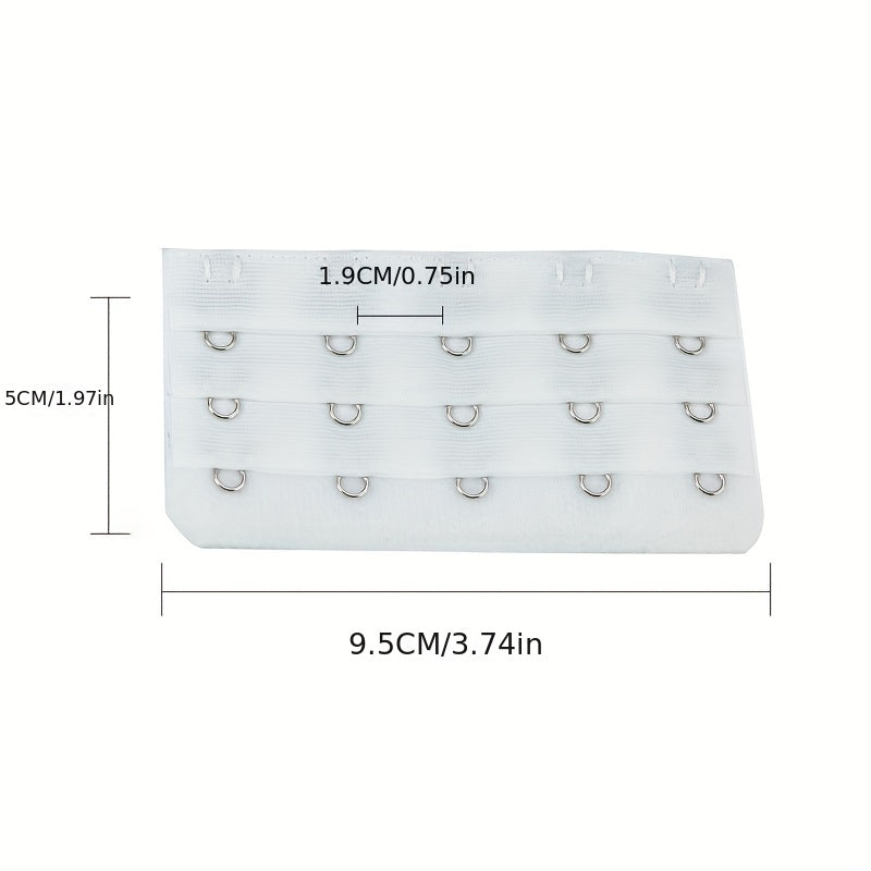 10pcs Bra Strap Extenders 5 Hooks Comfortable Adjustable Women's Lingerie