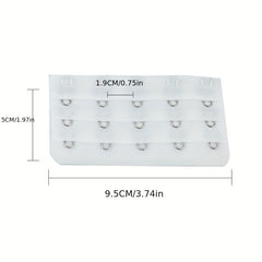 10pcs Bra Strap Extenders 5 Hooks Comfortable Adjustable Women's Lingerie