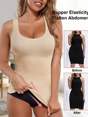 Seamless Shaping Tops Tummy Control Slimmer Sleeveless Top