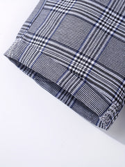 Baby Boys Plaid Suspender Shorts for Summer