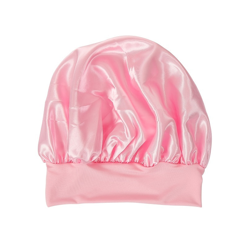 Silk Sleep Cap Silk Hair Bonnet Head Cover For Girls And Women