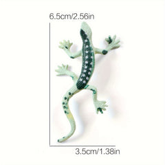 50pcs Colorful PVC Lizard and Amphibian Figurines Playset for Kids and Adults