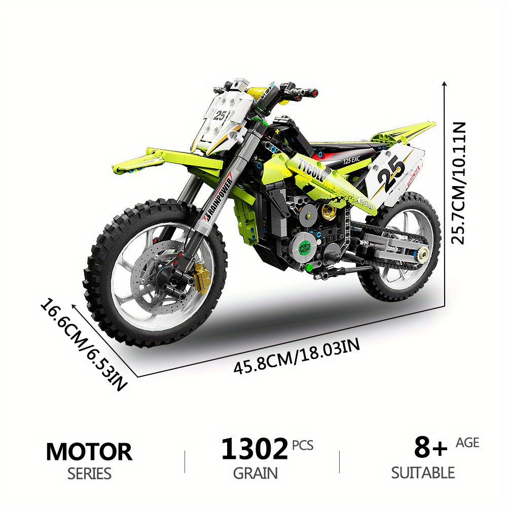 Motorcycle Series Building Blocks Cross Bricks High-tech Toys For Kids