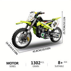 Motorcycle Series Building Blocks Cross Bricks High-tech Toys For Kids