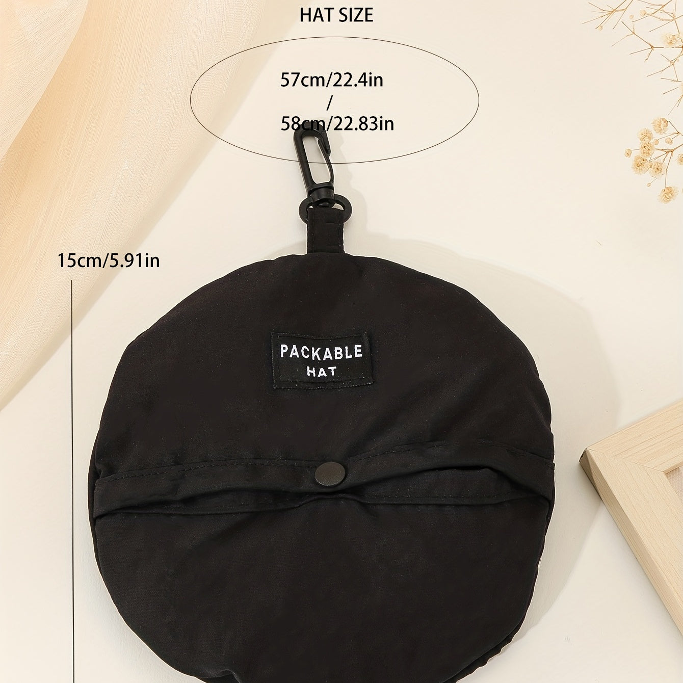 Unisex Foldable Bucket Hat Sun Hat Lightweight UV Protection Boonie Hat