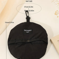 Unisex Foldable Bucket Hat Sun Hat Lightweight UV Protection Boonie Hat