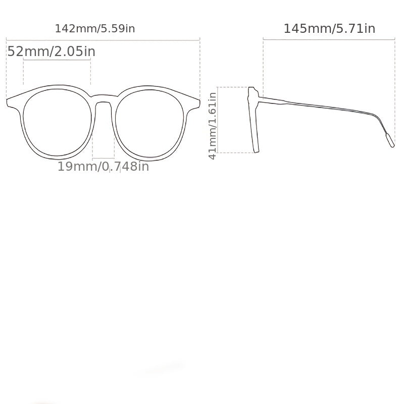 Square Clear Lens Glasses Titanium Frame