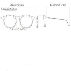 Square Clear Lens Glasses Titanium Frame