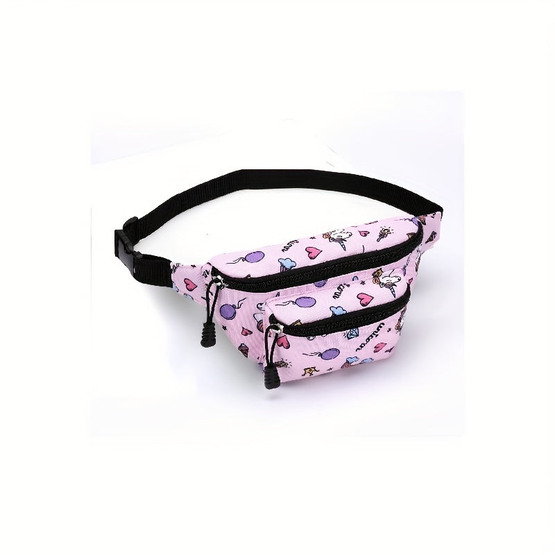 Kids Fanny Pack Unicorn Bag for Little Girls School Travel Bag
