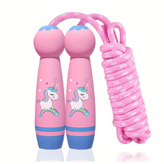 Adjustable Cotton Braided Skipping Rope for Fitness Workout Exercise